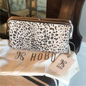 HOBO Lauren Specialty Hide Collection Lauren Cheetah Print Clutch Retails 168.00